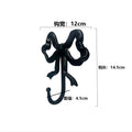 Over-the-door hook - no drilling required - clothes hook for bedroom door - wall-mounted hook for clothes, hats, and storage