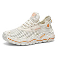 2026 summer breathable mesh men's lightweight running shoes, hollow-out athletic casual dad shoes, soft sole versatile trendy style