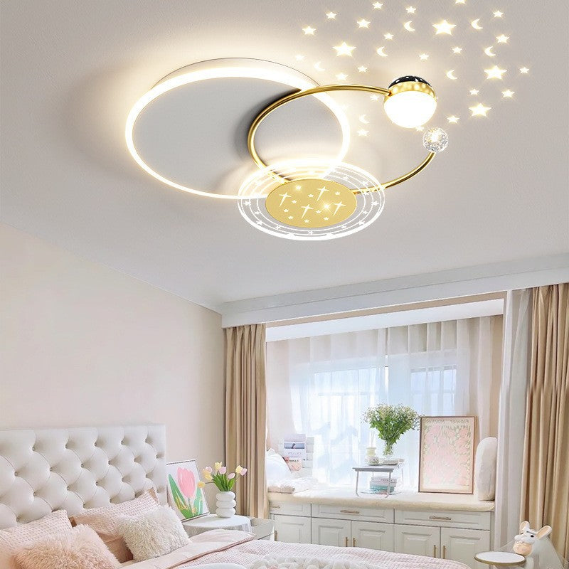 Modern living room light 2024 new simple atmosphere light luxury starry sky ceiling main light Guangdong Zhongshan lighting package