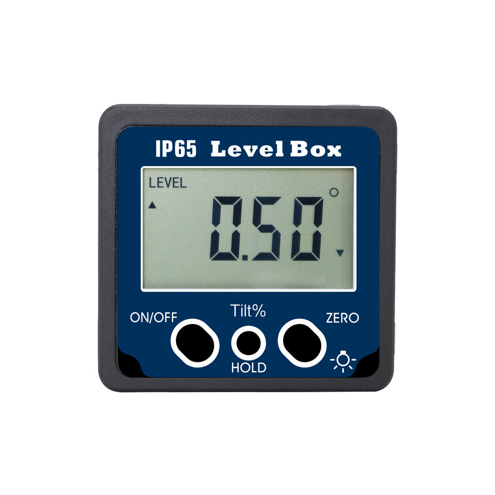 New IP65 digital display inclinometer, inclinometer, angle measurement, horizontal ruler, strong dipping angle box wholesale