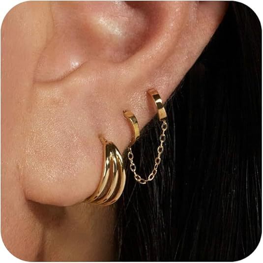 European and american cross-border hot-selling real gold brass electroplated french retro tassel zircon earrings women's high-end set