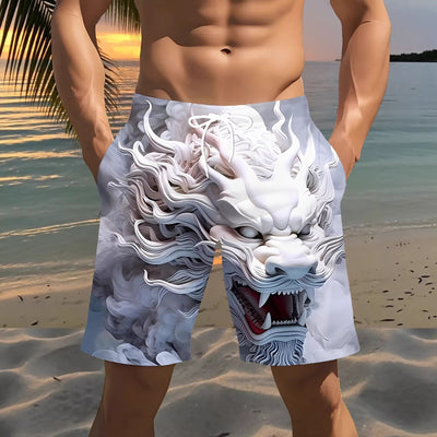 trending men's swim trunks, quick-dry swim shorts, casual athletic beach shorts, new european and american styles