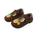 Vancahao kids' mongolian velvet leather shoes,  spring/autumn new collection, girls' fashion cartoon princess shoes, soft sole flats