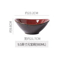 9inch yuanbao deep bowl