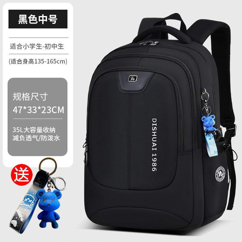2026 new school backpack for middle and high school boys - extra large capacity, ergonomic, and lightweight