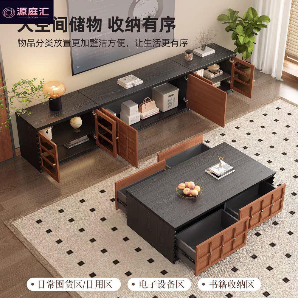 French retro tv cabinet living room wall storage cabinet medieval style floor cabinet accessible luxury checkerboard cabinet storage cabinet