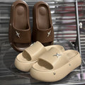 Thick sole slippers women's summernew arrivaloutwearplatform shoes bottom slippers non-slip heightening beach shoes lazy sandals wholesale