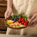Retro casual kiln style ceramic special-shaped bowls, plates, household fruit salad bowls, ceramic steak plates, fish plates, vegetable plates