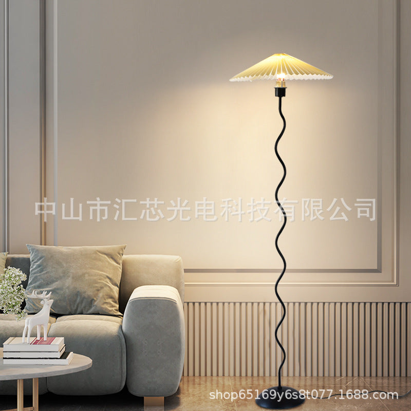 Modern minimalist floor lamp for living room, home, hotel, and b&b - artistic bedside ambient lighting