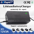 12v3a lithium battery charger 24v36v48v60v72v electric vehicle scooter 110v220v european, british and american regulations