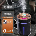 Car humidifier & aromatherapy diffuser - eliminates odors, adds fragrance, moisturizes, ambient lighting, power-off protection, night light, freshens the entire vehicle