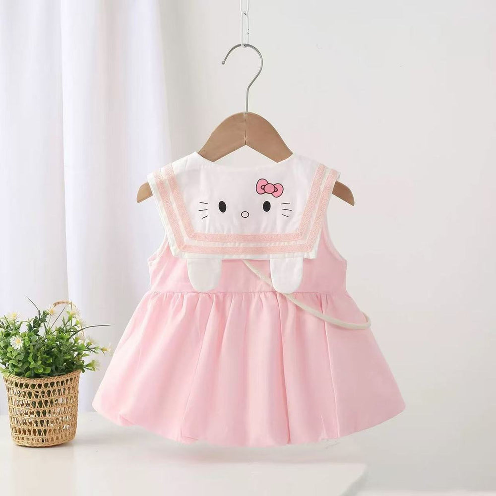 Summernew arrival cartoon baby girl bag butt skirt 100 days sweet baby clothes triangle romper summer clothes one year old romper