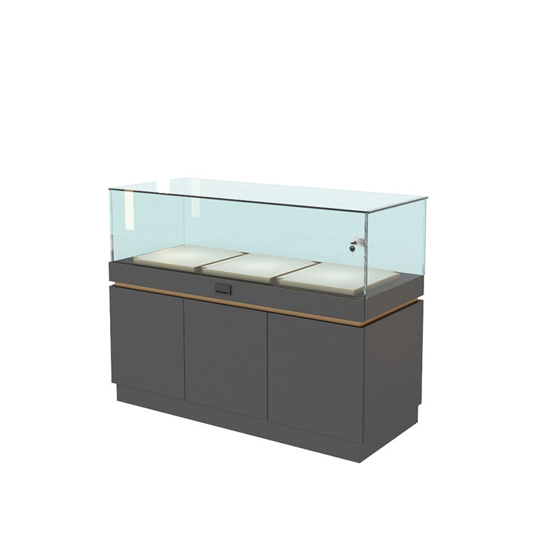 Jewelry Counter Museum Cultural Relics Showcase Sample Exhibition Showcase Shopping Mall Glass Display Cabinet