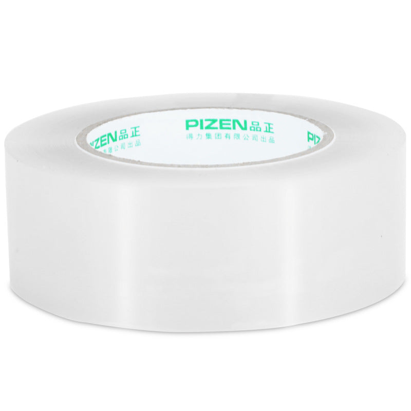 Deli 33177A transparent wide tape express packing tape 4.5cm large roll sealing tape sealing tape wholesale