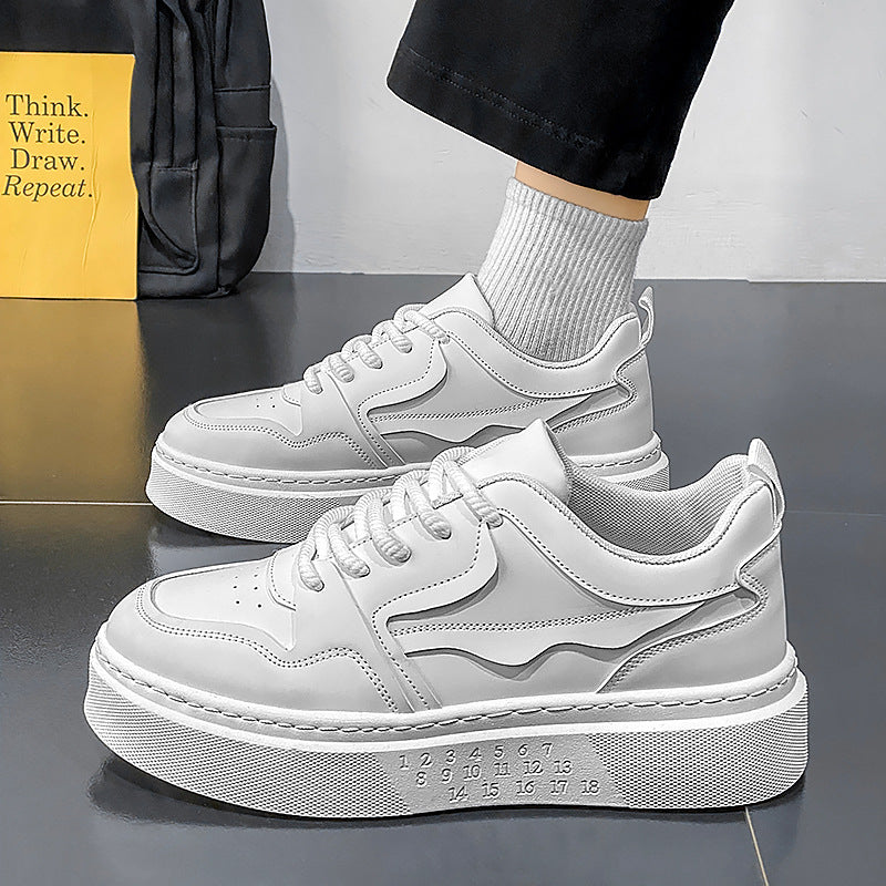 2026 new men's spring collection: kitchen, work, and casual shoes - black men's sneakers, trendy and durable