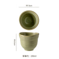 Kiln-turned threaded ceramic tableware retro style hotel restaurant steak plate stylish high-looking western food plate fish plate tableware
