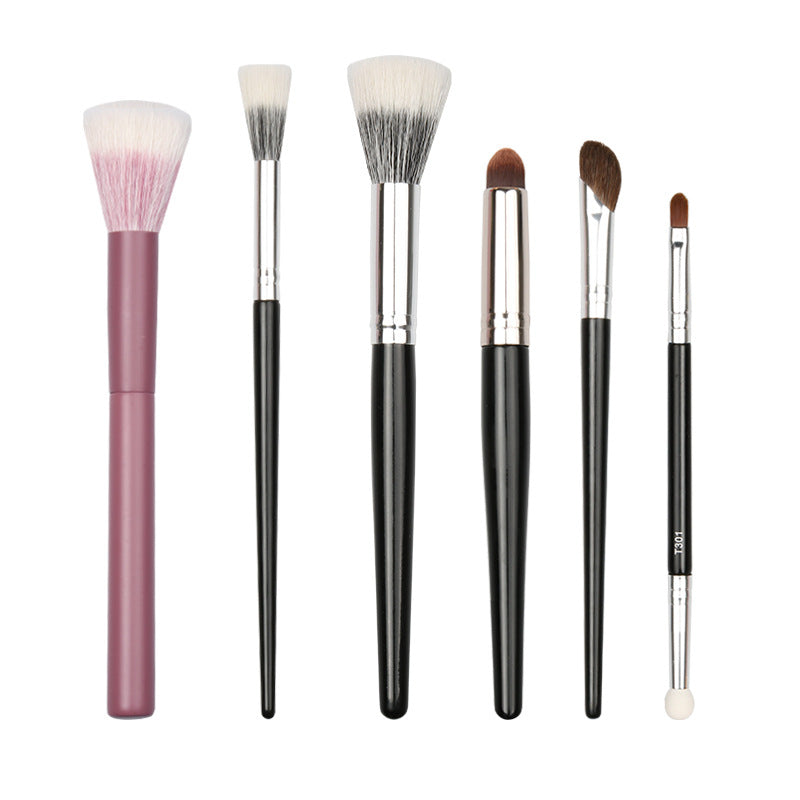 Single large and small multifunctional wool makeup brush detail brush highlight stippling beauty tool animal hair makeup brush