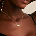 Amazon's best-selling simple and high-end love letter necklace clavicle chain fashionable and versatile couple jewelry xiyin wholesale