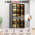 Casual glass door bookcase combination floor-standing display cabinet accessible luxury living room figure gundam storage wine cabinet