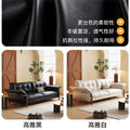 Oil wax leather sofa living room for homecasualchinoiserie italian normcore small apartment straight row sofa first layer cowhide cream
