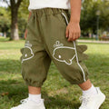 Trendy fashion boys' suit outwear foreign street baby summer thin bloomers jogger pants