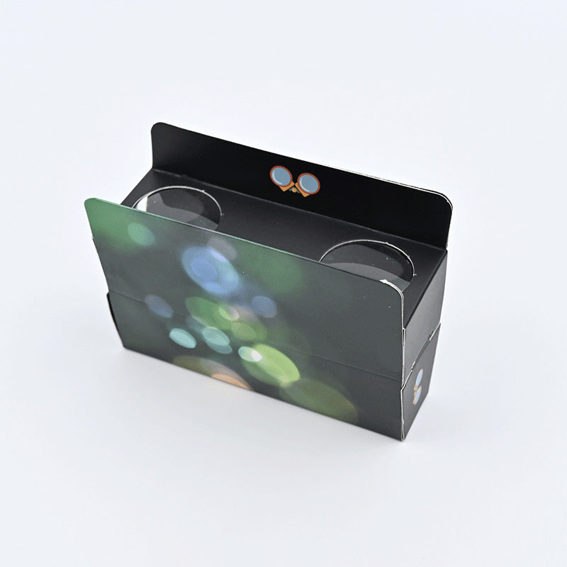 DIY paper homemade binoculars, kindergarten primary school students new technology small production material package educational toys