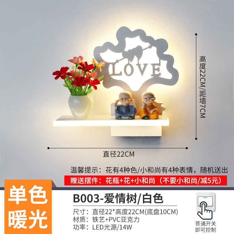 The whole network low-cost led corridor aisle entrance light new Nordic stairs balcony bedroom bedside background wall wall lamp