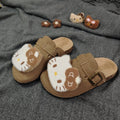 Family birkenstock outwear 2026 spring autumcute cartoon big childrenkids birkenstock shoes toe outwear half slippers women