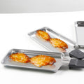 Stainless steel hand plate double-layer electric oven matching hand plate korean electric oven hand plate barbecue accessories wholesale tools