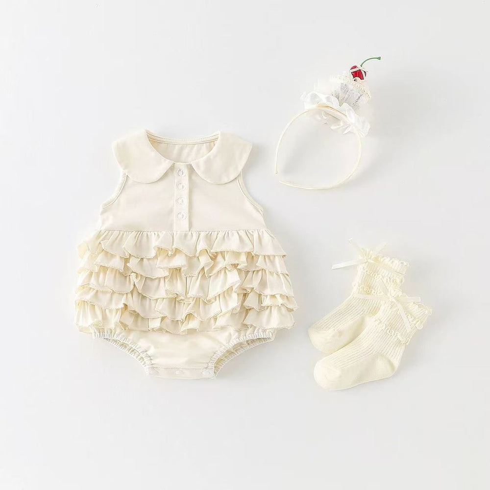 Infant & toddler cute & sweet romper - baby girl princess dress, crawling suit, bodysuit, cake skirt, harem pants, and outfit