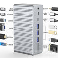 laptop type-c docking station gigabit 4k vertical expander 13-in-1 docking station multi-function