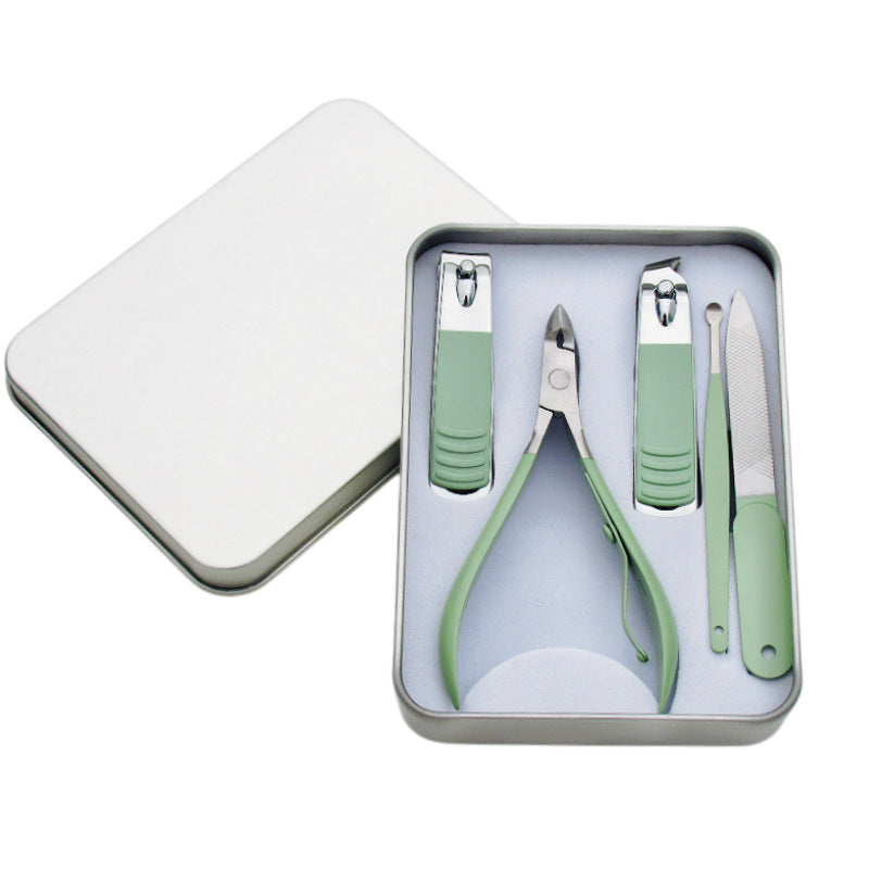 Stainless steel nail clipper three-piece gift set - cuticle nippers, manicure kit, wholesale nail clipper set