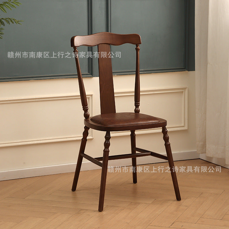 Italian dining chair - modern minimalist light luxury dining table and chair set - designer style nordic 2025 new arrival dining stool