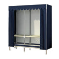 Simple wardrobe assembly steel pipe thickenedthickened home rental bedroom fabric steel frame storage steel pipe wardrobe