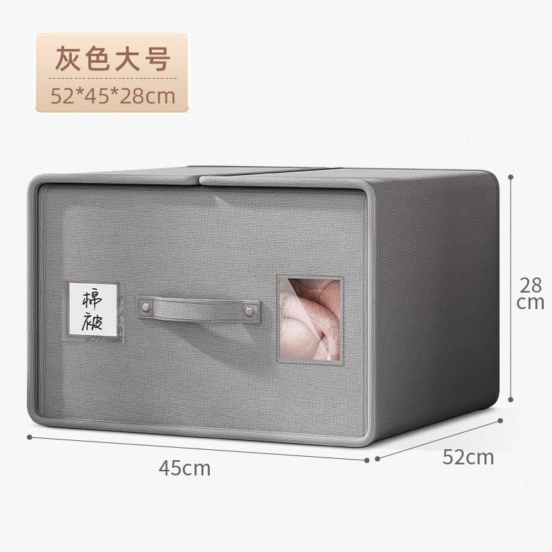 Cross-border increase and upgrade Oxford cloth autumn and winter thickened bed sheet storage box clothing fabric blanket quilt cover storage box