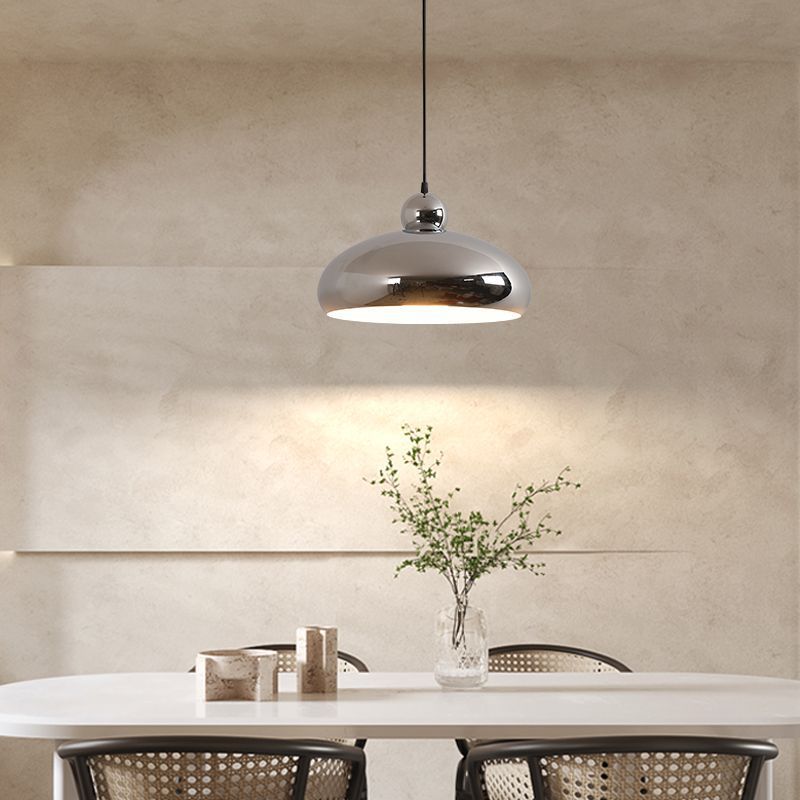 Casual single-head dining room chandelier living room scandinavian three-head dining table hanging wire lamp bedroom bedside led creative bar lamp
