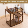 Mobile tea cart tea table home living room tea cabinet multifunctional integrated water dispenser tea tray set modern minimalist tea set