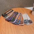 Suitable for iphone16pro electroplated glitter lens film mobile phone case wholesale apple 15 transparent acrylic protection