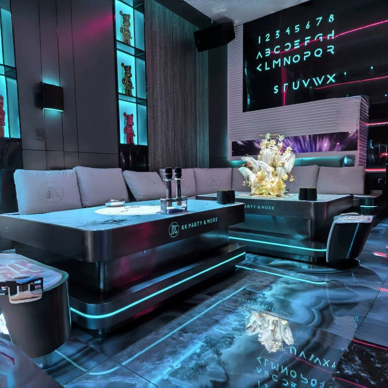 Customized bar ktv special luminous coffee table light luxury night club box party room booth ktv coffee table customization