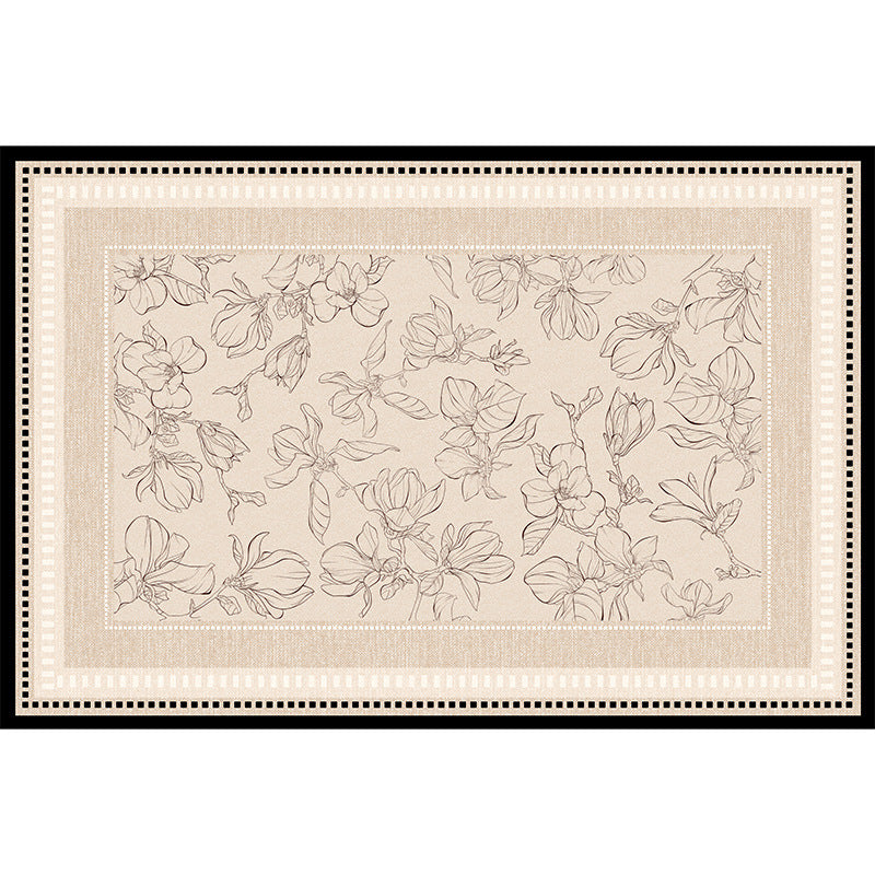 Carpet living room french medieval style no-wash and wipeable classy quiet luxury bedroom carpet floor mat large area full coverage for home