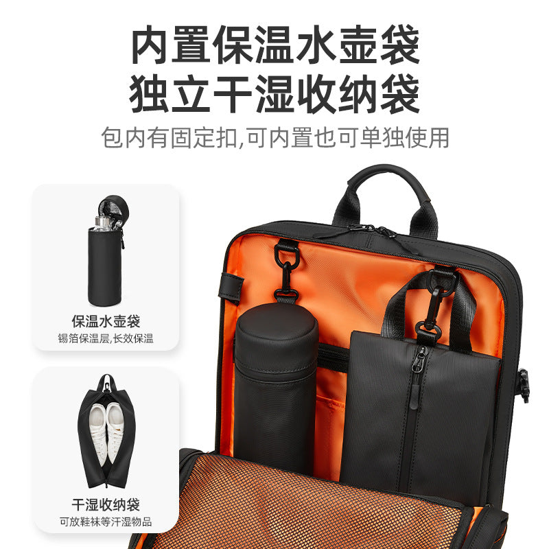 Basketball backpack large capacity multi-functional dry and wet separation leisure travel bag athlete anti-splashing training backpack