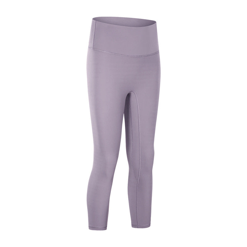 Spring/summer new arrivals: seamless, barely-there yoga capris - high-waisted, butt-lifting, slimming workout leggings for women (dl065)