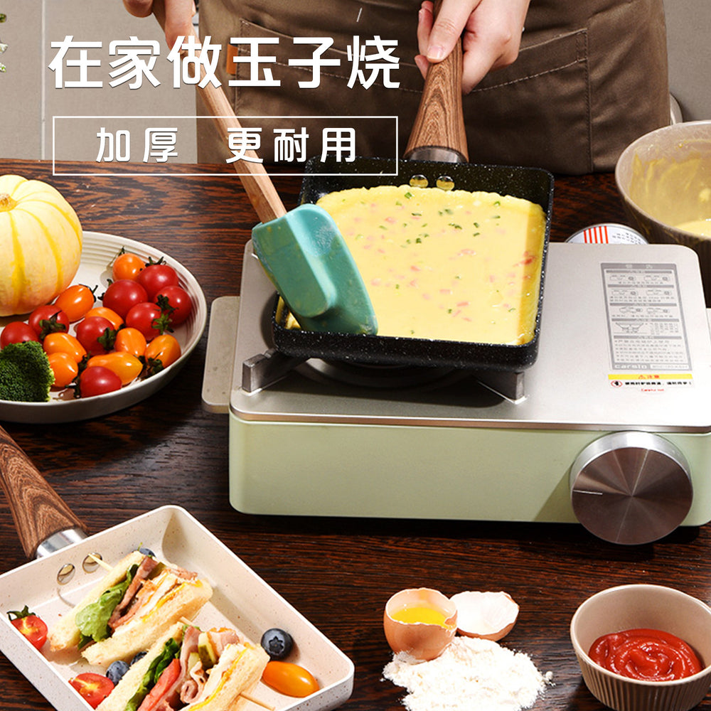 For home tamagoyaki japanese steak frying pan medical stone non-stick pan square mini omelette breakfast pan