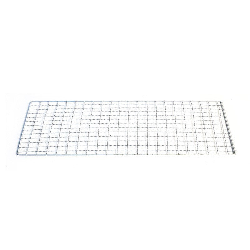 Bbq grill mesh stainless steel rectangular square grid iron grate outdoor bbq supplies oven accessories wholesale portable