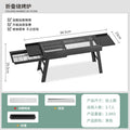 Foldable portable bbq grill - heavy-duty stainless steel, all-in-one design, no assembly required, perfect for grilling and skewers