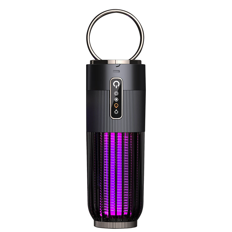 New electric mosquito killer lamp - indoor home use, solar & usb rechargeable, timed mosquito attraction, outdoor camping