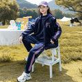 casualsuitfleece-linedthickened three-piece set autumn winternew arrival sports thickenedsweatshirtfashionfleece-linedk-style