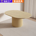 Nordic minimalist round table - direct from the manufacturer. perfect for small spaces, extendable dining table, customizable round table, light luxury coffee table