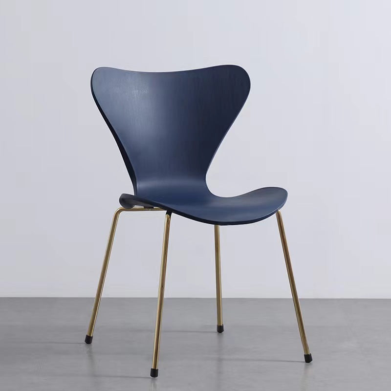 Backrest chair Modern simple casual ins Internet celebrity streamlined negotiation restaurant desk chair Home hotel dining chair