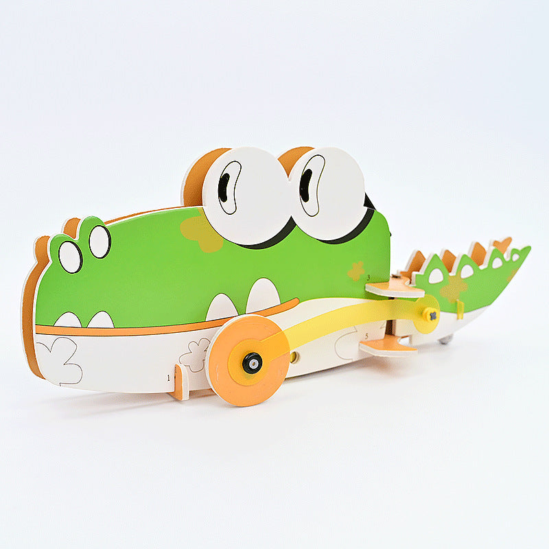 KT board small crocodile bionic small animal handmade technology small production children's educational science small experiment material package new